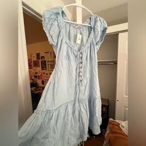 Blue babydoll summer dress! Tags still on